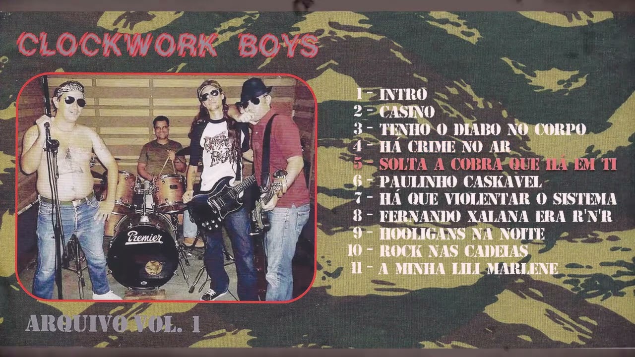 CLOCKWORK BOYS | ARQUIVO VOL  1  ALBUM STREAM