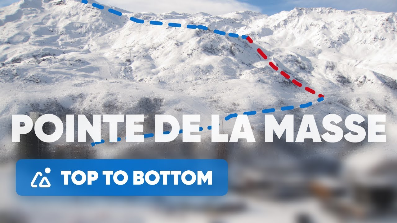 Pointe de la Masse, top to bottom - Les Menuires, Three Valleys, France
