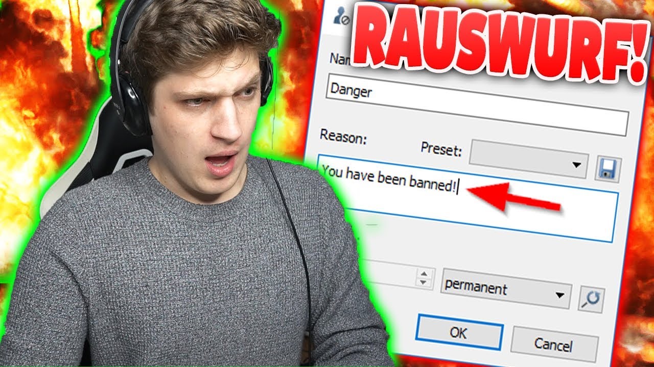 ICH SCHMEIßE MEINEN ADMIN RAUS!!