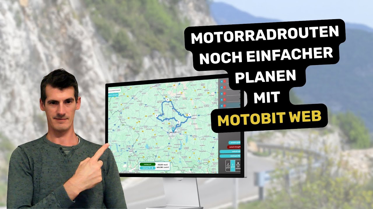 Motorradtouren noch einfacher planen mit Motobit Web