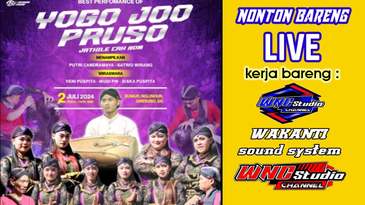YOGO JOO PRUSO LIVE SUMUR NGLINDUR GIRISUBO GUNUNGKIDUL