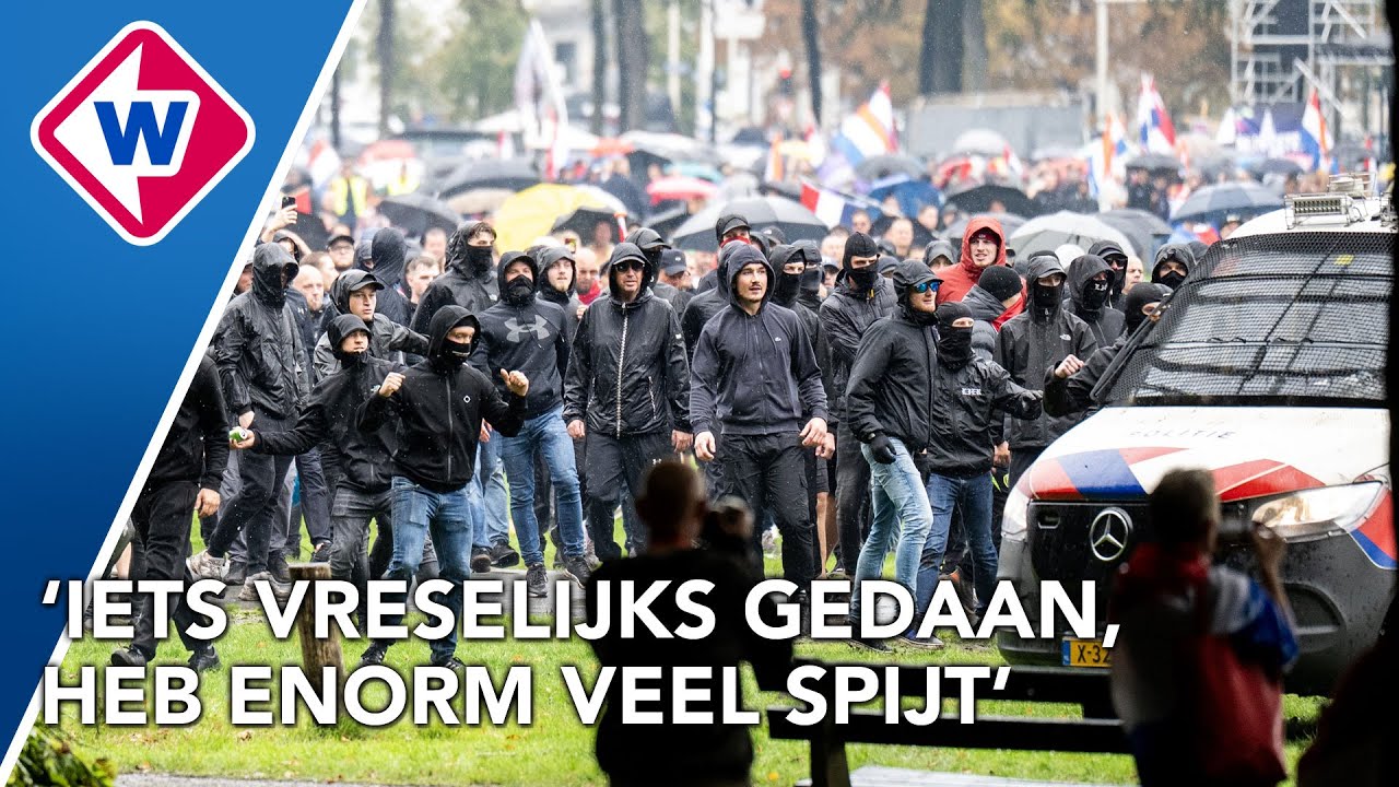 Nu al straf voor groep relschoppers Malieveld