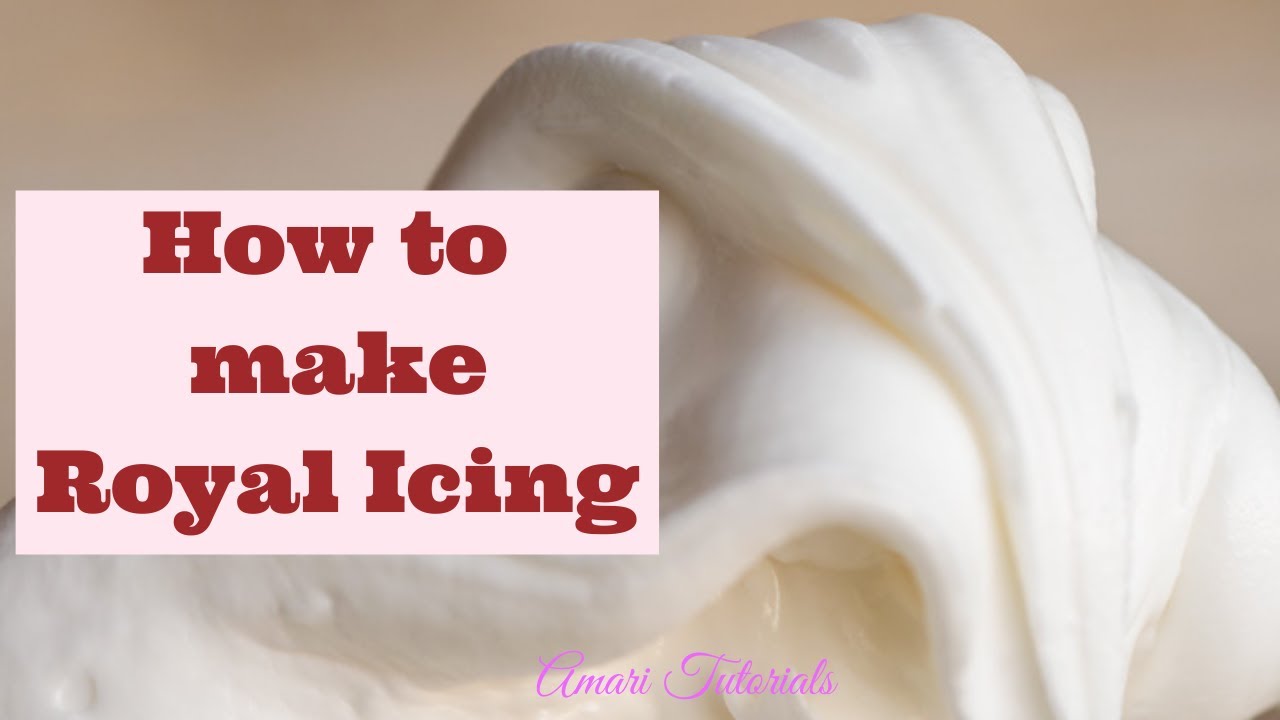 How to make Royal Icing | Royal Icing Recipe | Part 2 - Royal Icing Amari Online Class series