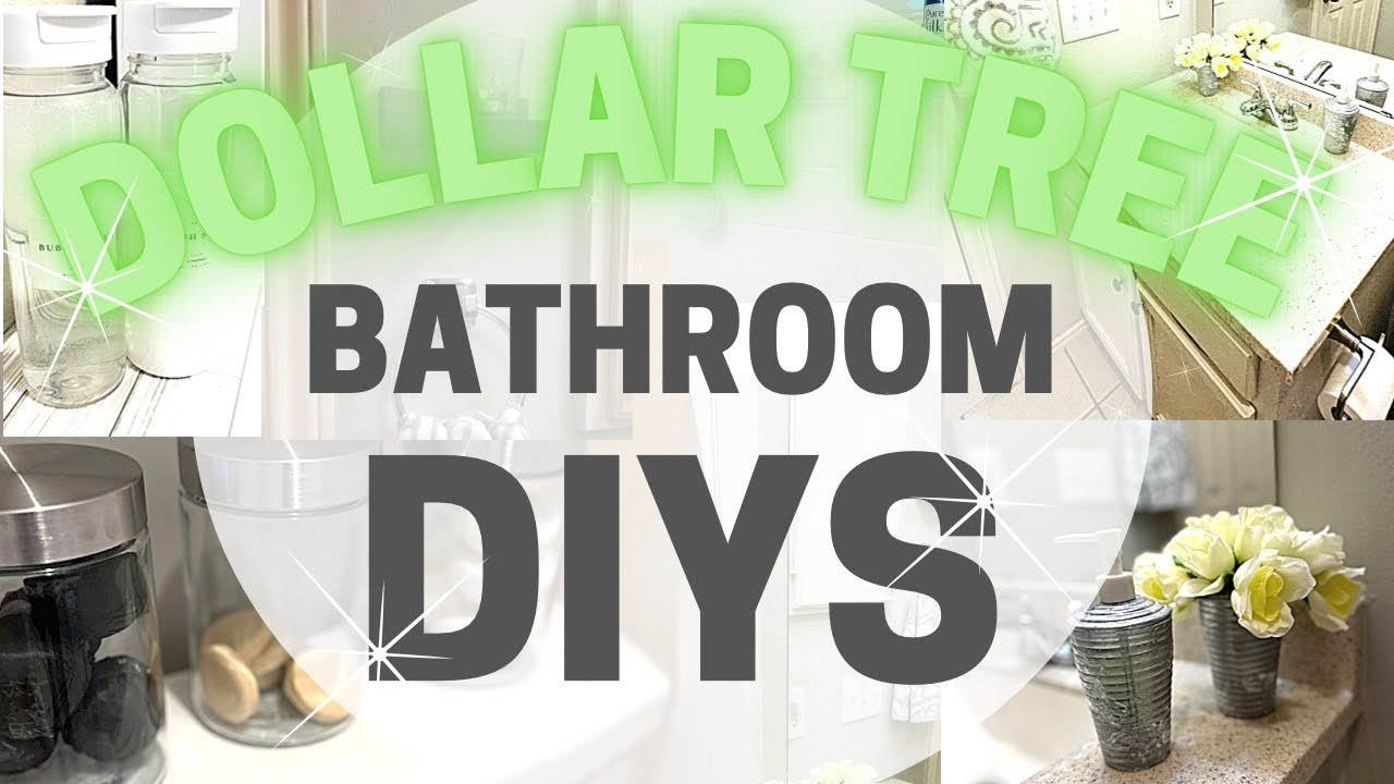 💵DOLLAR TREE vs AMAZON Tiny Bathroom OVERHAUL❤️