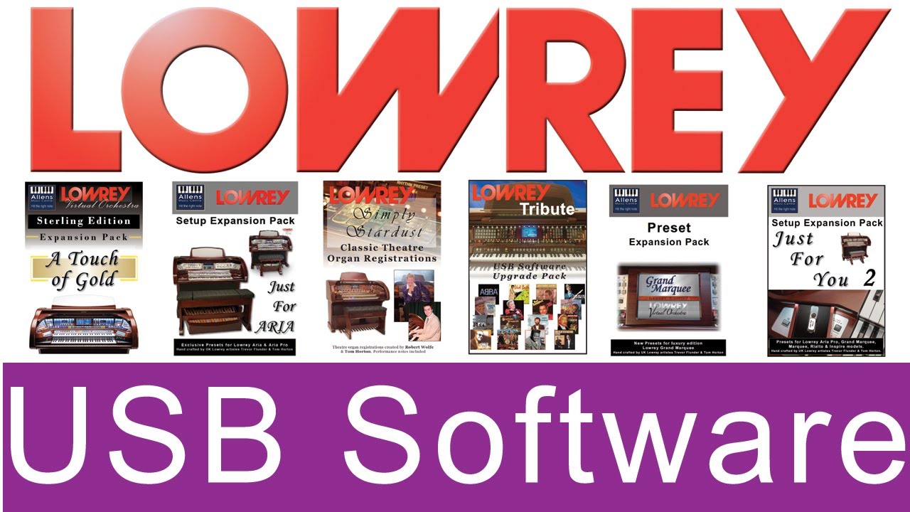 Lowrey USB Software Expansion Packs