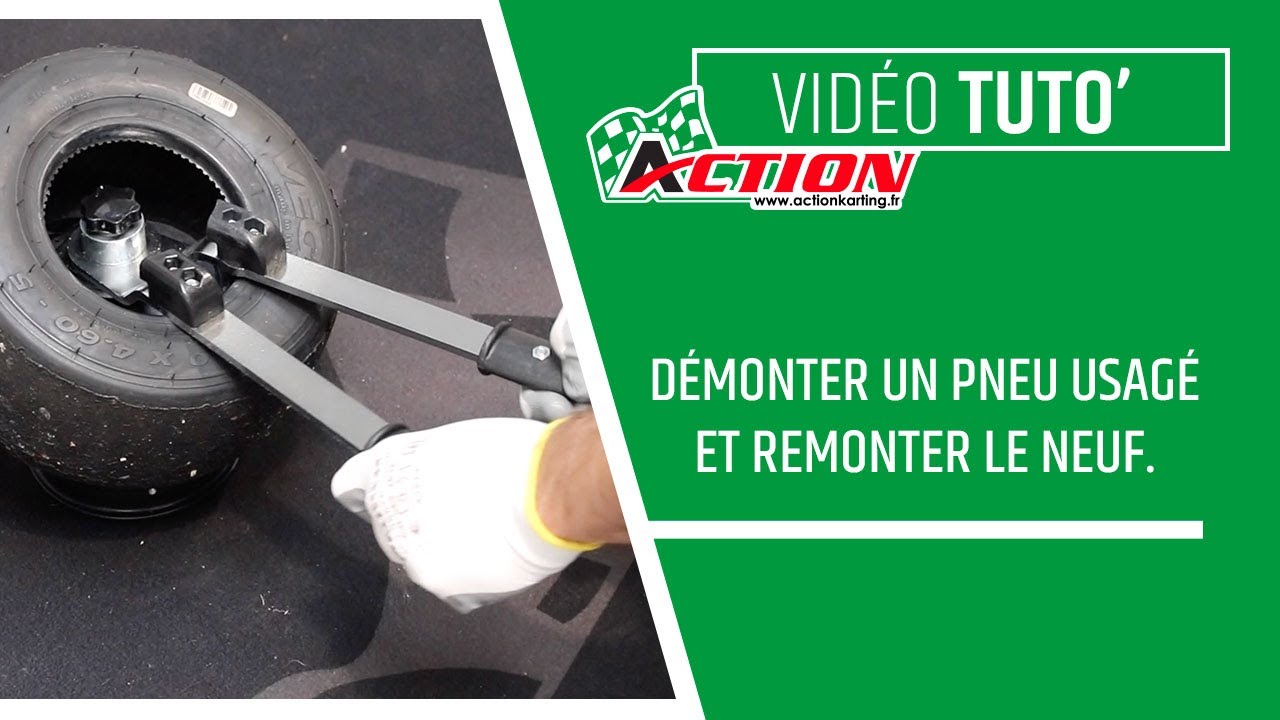 Les différentes étapes du montage d'un pneumatique