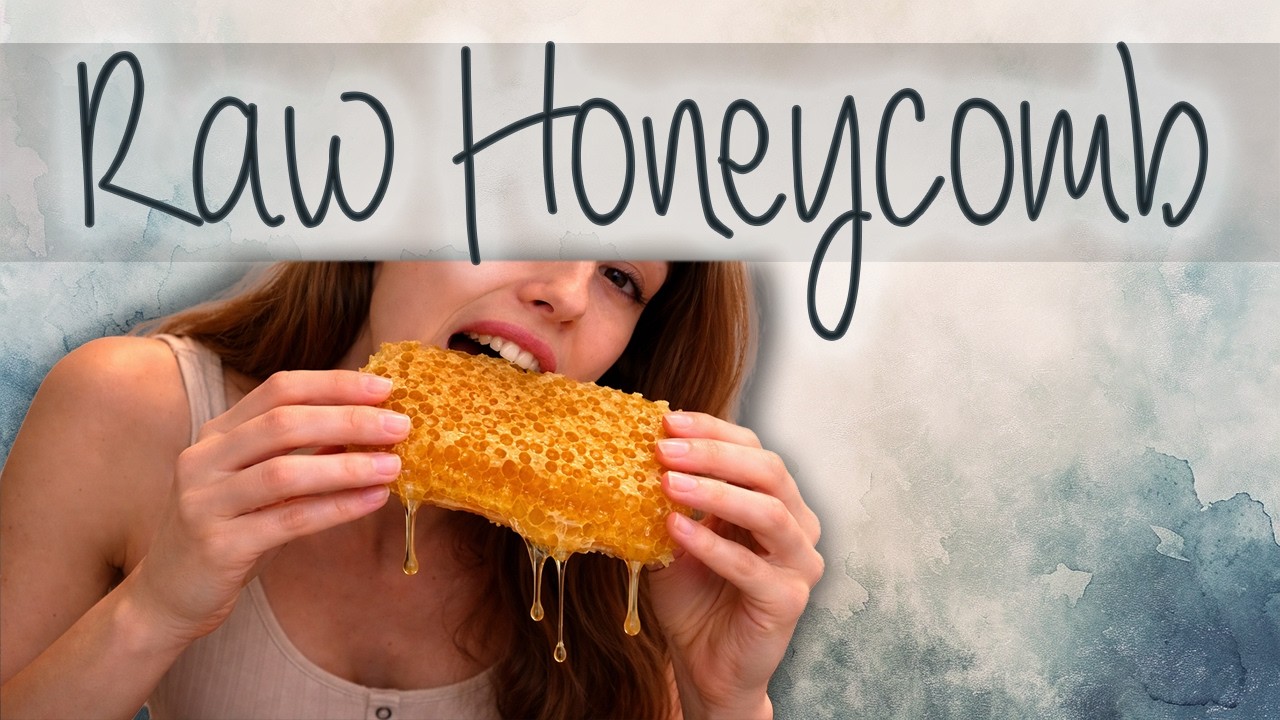 TÜRKÇE ASMR NEDİR ? || BAL PETEĞİ YEDİM || yapış yapış biraz sesler || HONEYCOMB