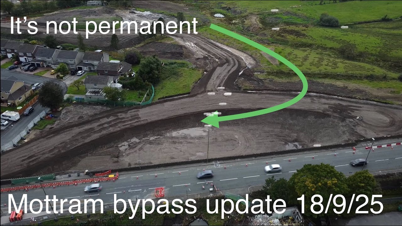 Mottram Bypass update 18th September 2025 | A57 Link Roads Project 