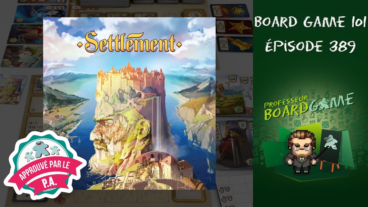 Board Game 101 (EP389) Settlement - Règles et critique