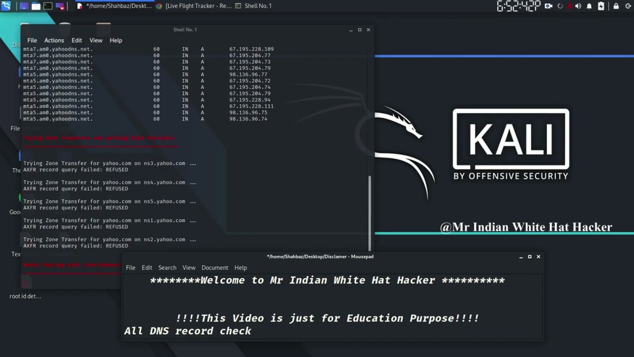 DNSENUM | Kali Linux  | Information Gathering - DNS Analysis -