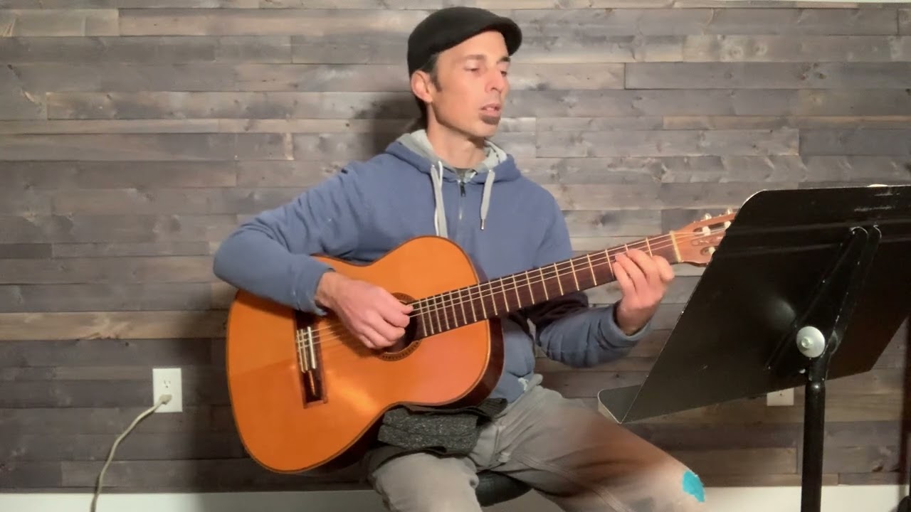 Carcassi Classical Guitar Method: Exercises in the 1st Pos, Scale with Sharps, and Scale with Flats.