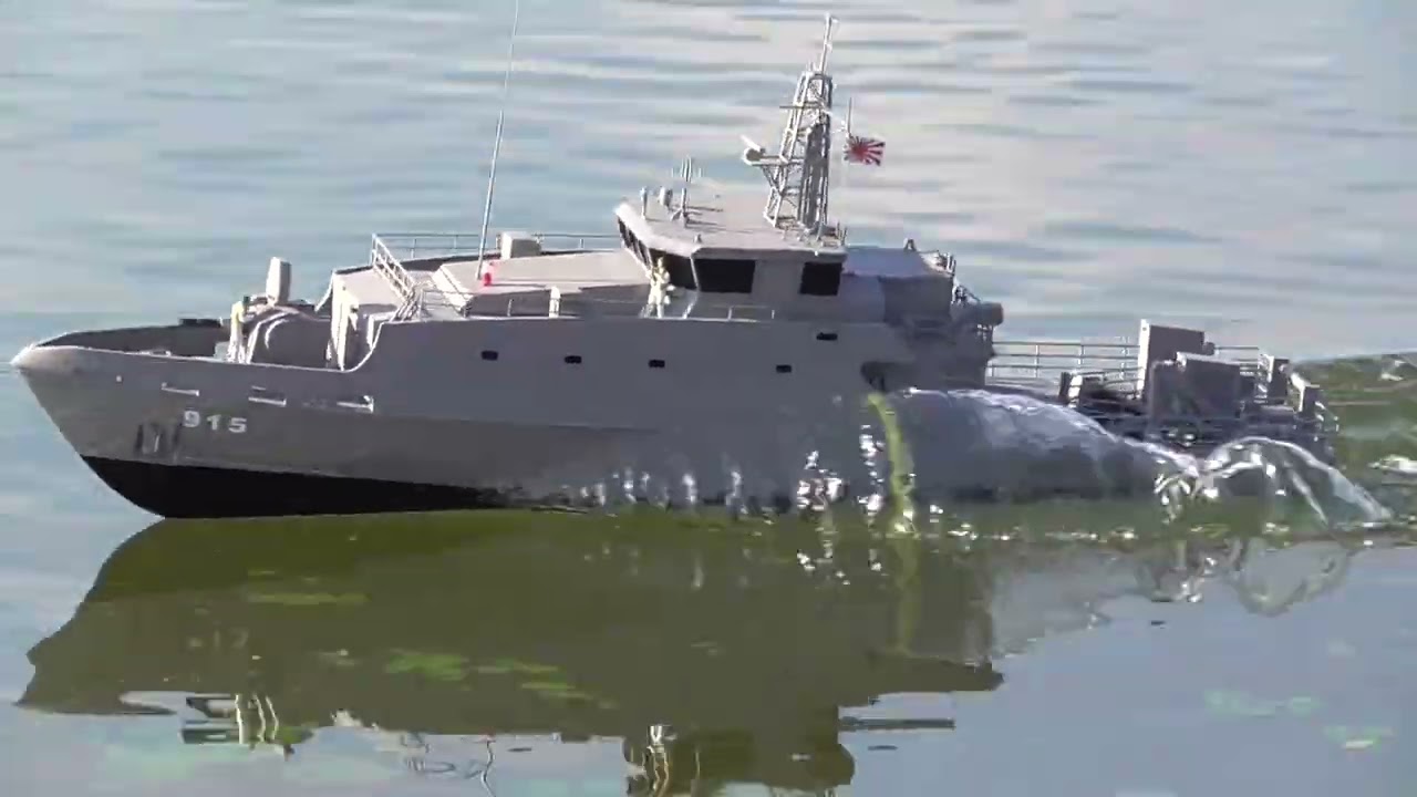 1/38 super-Guardian class patrol boat in the 5th day of trial run made successfully.