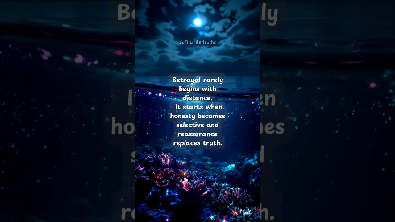 When Trust Starts Whispering Doubt | Soft Little Truths💯