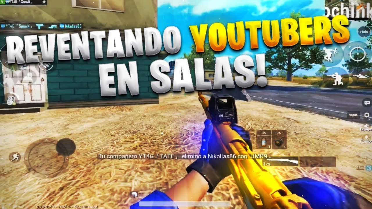Matamos YOUTUBERS en SALAS Y PASA ESTO!! PUBG MOBILE / Mitek