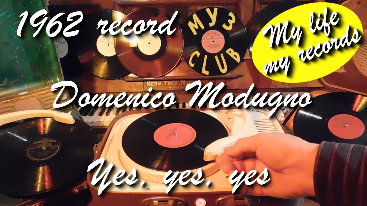 1962 record Domenico Modugno Yes, yes, yes #RecordsKing_13865 #RecordsEra_13865 #ListenSU_13865