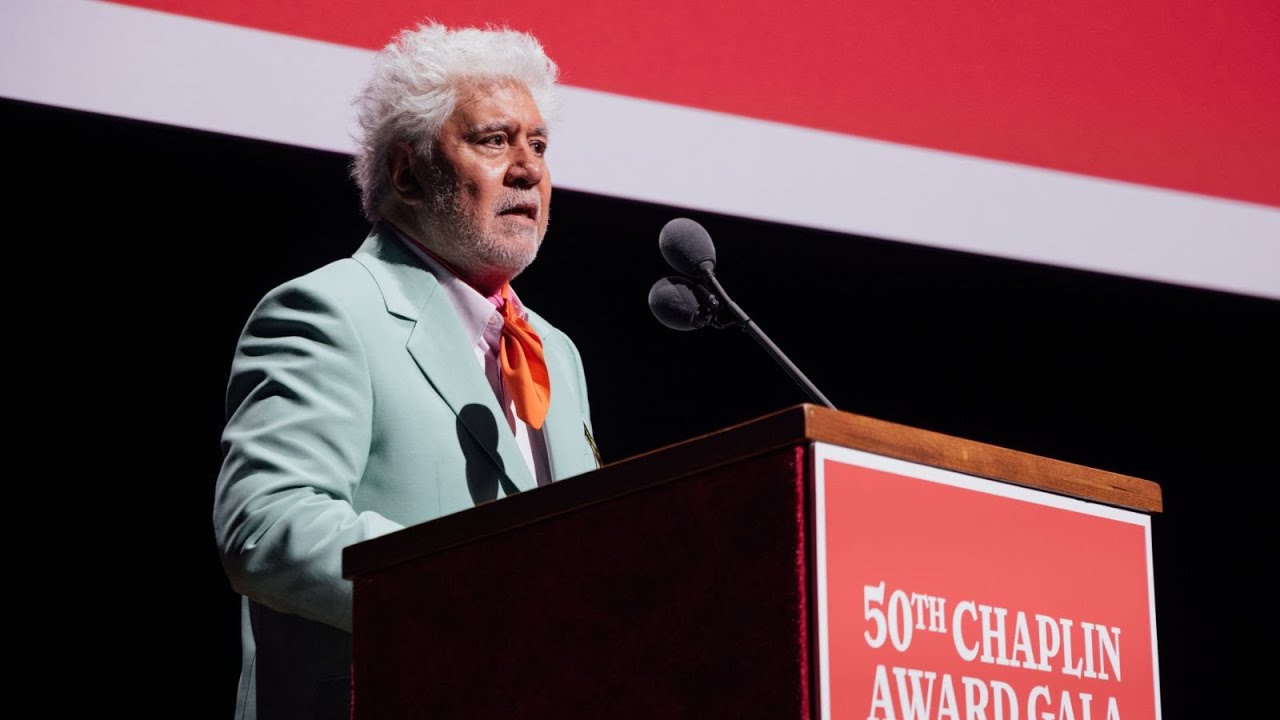 Pedro Almodóvar Accepts the Chaplin Award at the 50th Chaplin Award Gala