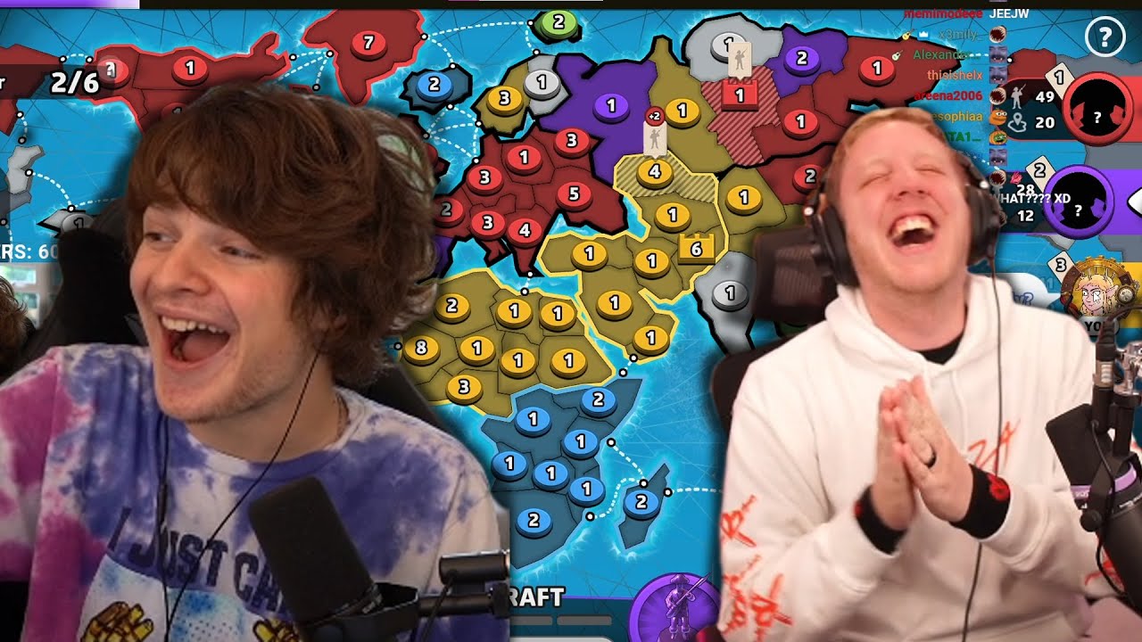 Tubbo, Philza, & Captain Sparklez Destroy Each Other in Risk!