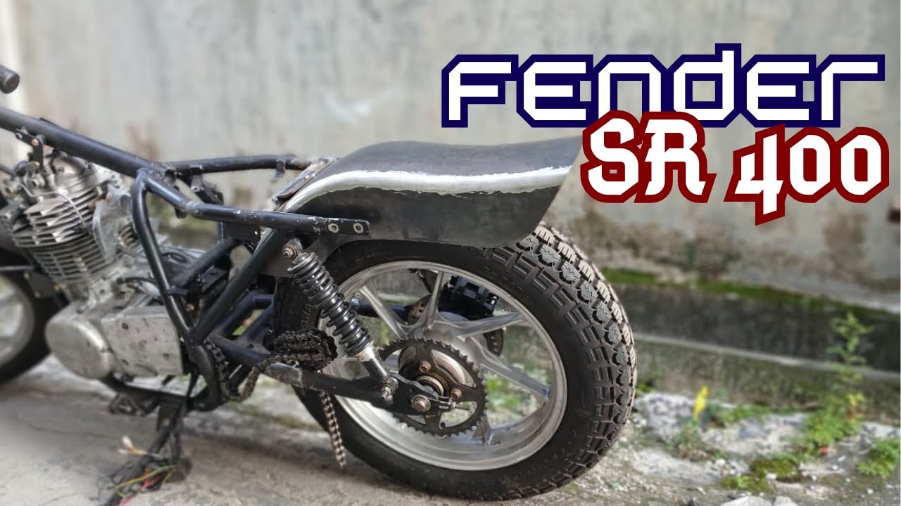 Кастомное крыло SRAMBLER FENDER SR 400 делает мотоцикл круче 🫣😮