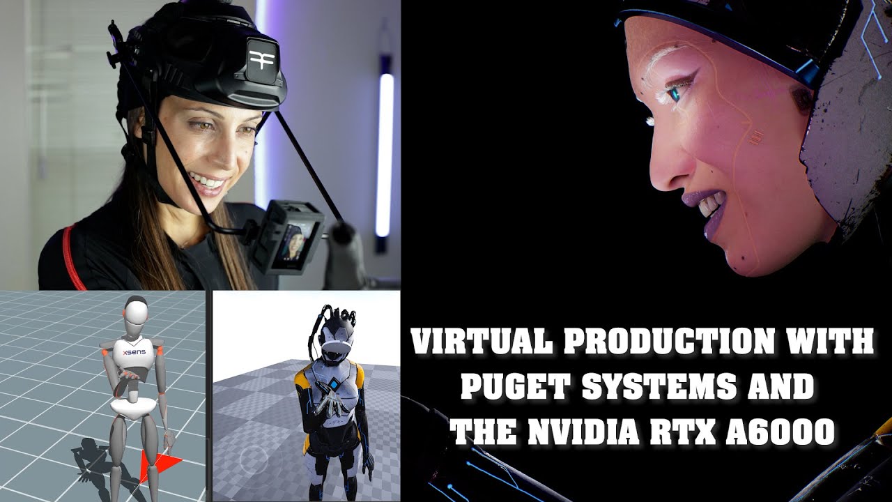 Virtual Production/Mocap with Puget Systems Workstation & NVIDIA RTX A6000