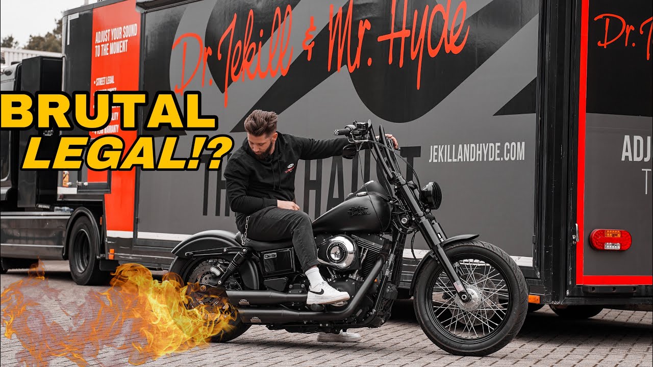 Jekill & Hyde Auspuff, es wird brutal legal 🔥!!! Harley exhaust