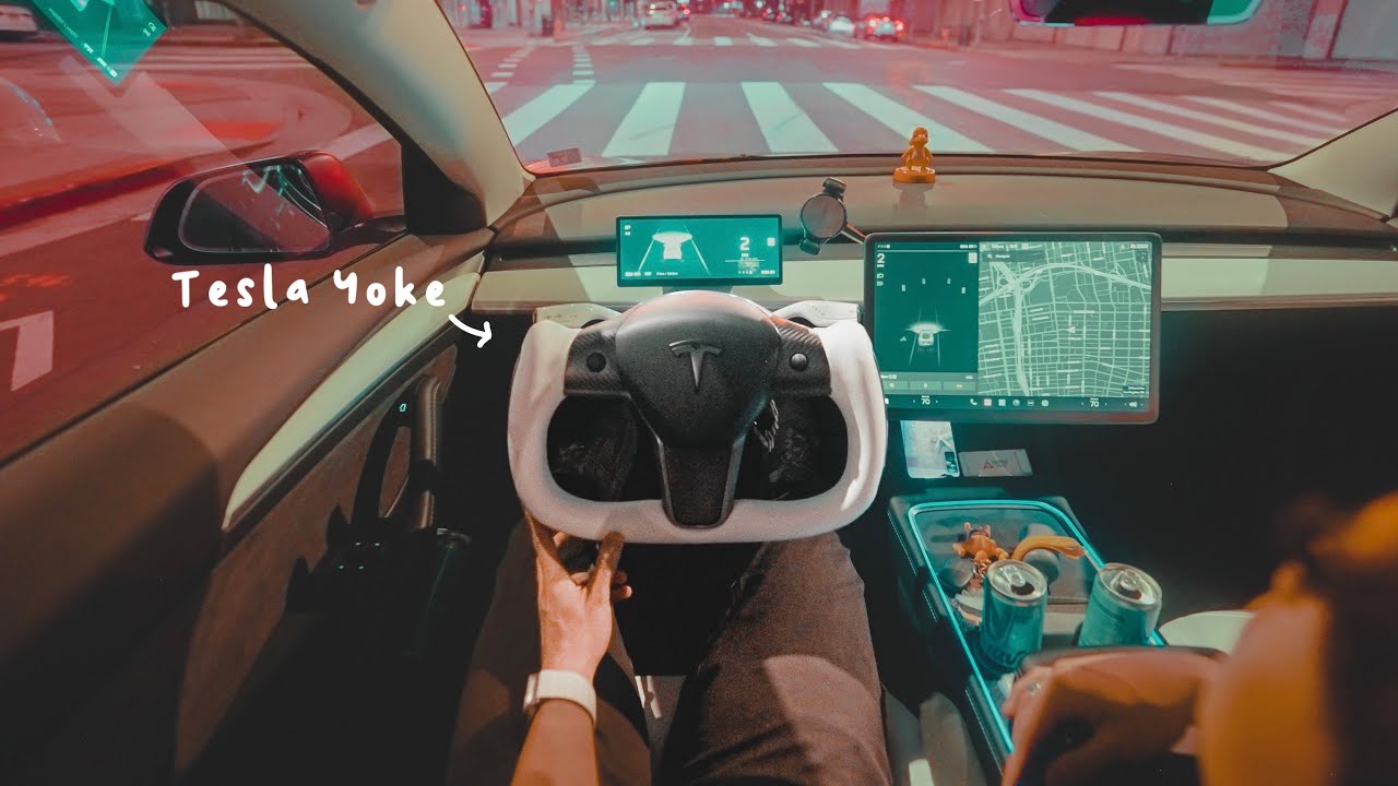 I Bought The Yoke Steering Wheel (Tesla Model 3)