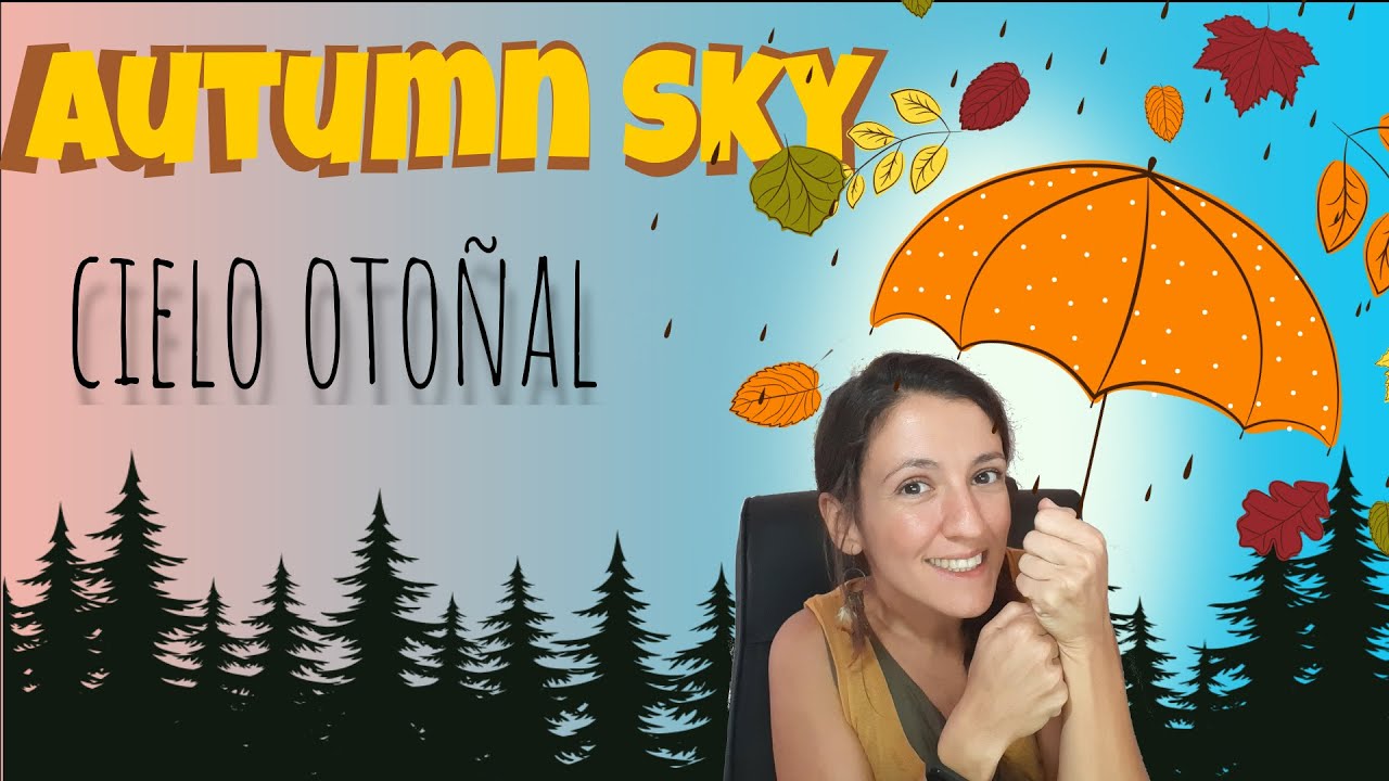 Cielo otoñal - Autumn sky | Plástica en inglés - Crafts in English