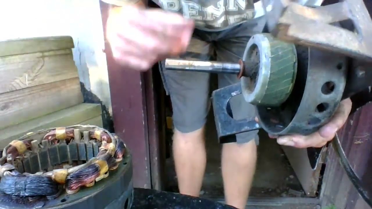 How to Disassemble and Reassemble an AC Fan Motor (FEDDERS WEATHER WHEEL)