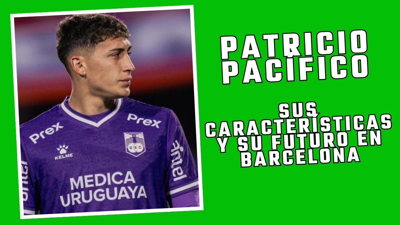 PATRICIO PACÍFICO AL BARCELONA DE ESPAÑA A TERMINAR SU FORMACIÓN COMO FUTBOLISTA.