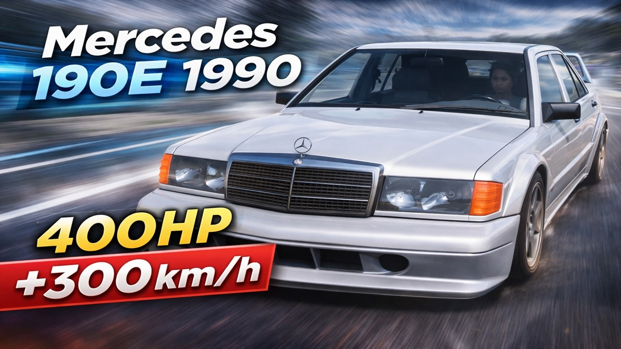 (4K) 400HP Mercedes 190E 1990 (+300km/h) - Forza Horizon 5