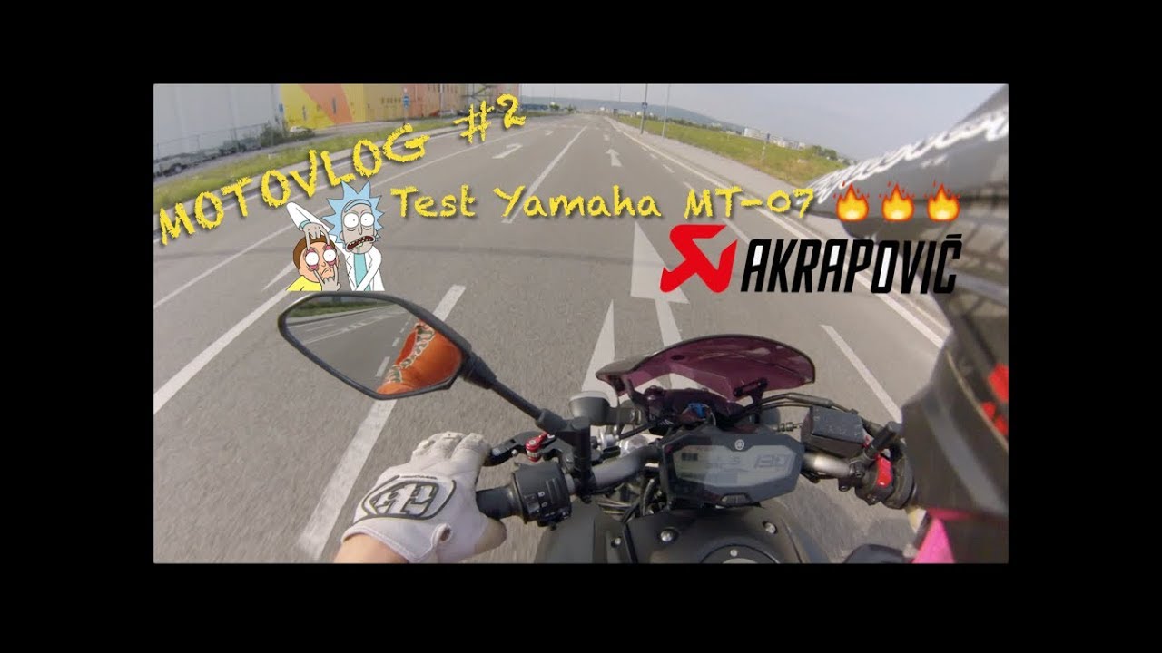MOTOVLOG #2 SK/CZ Yamaha MT-07 a Suzuki GS500F, ist&aacute; smrť!