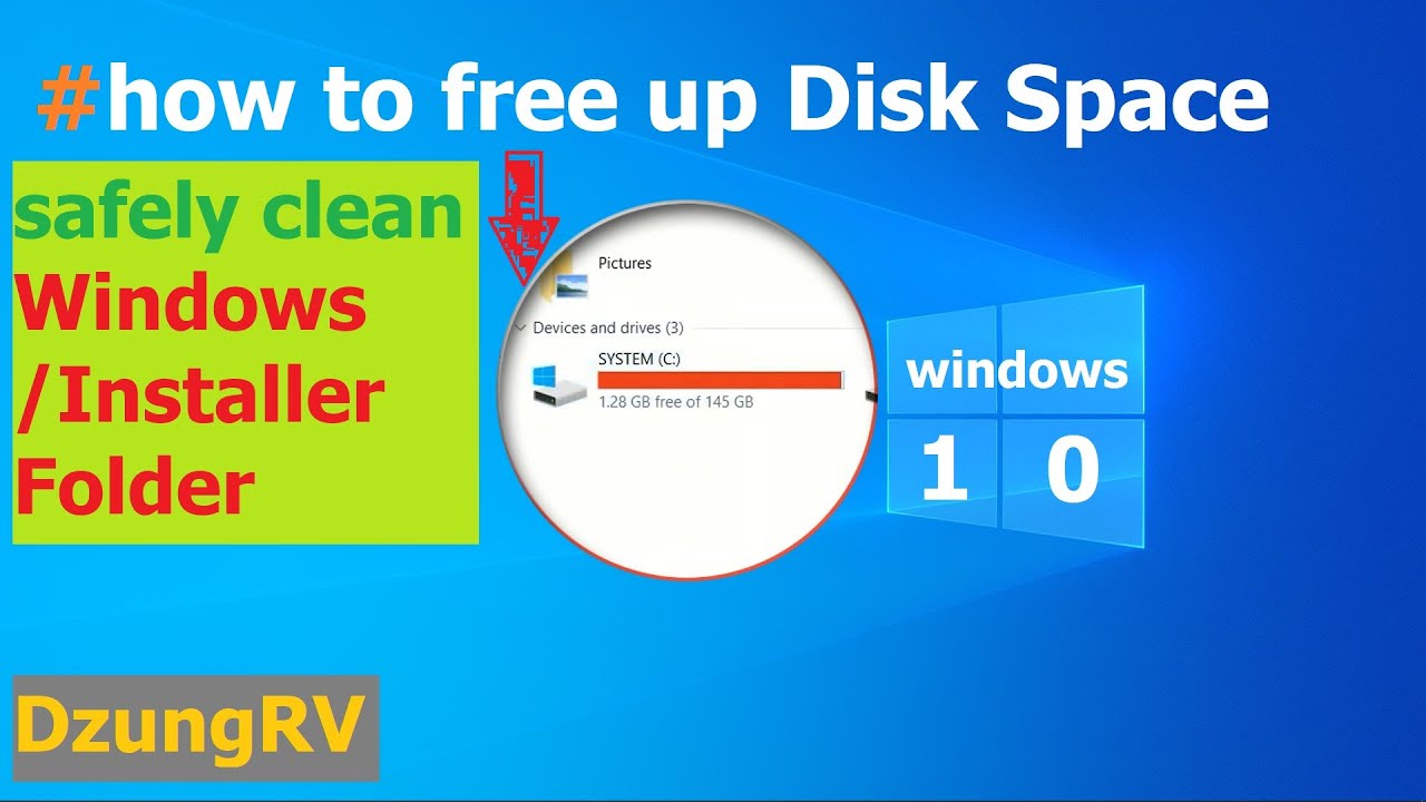 How to safely clean/ delete Installer Folder for free up disk space on Windows 10
