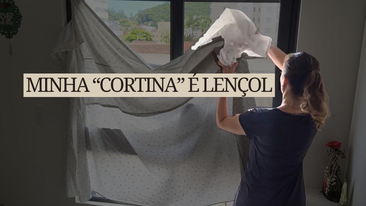MINHA “CORTINA” É UM LENÇOL | rotina real e sem glamour