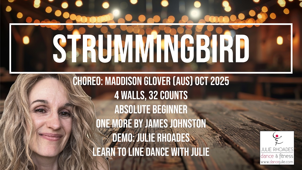 Strummingbird Line Dance - Maddison Glover - One More by James Johnston - Absolute Beginner - Demo