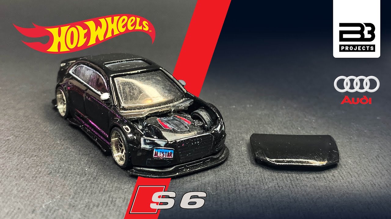 Audi RS6 to Audi S6 Sedan Hotwheels Custom Transformation | BBPROJECTS