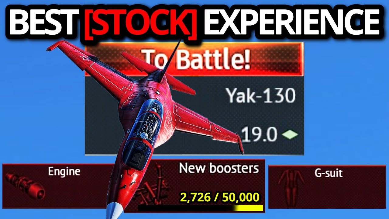 [STOCK] YAK130 GRIND EXPERIENCE SURPRISED ME (Best plane of the Update?)