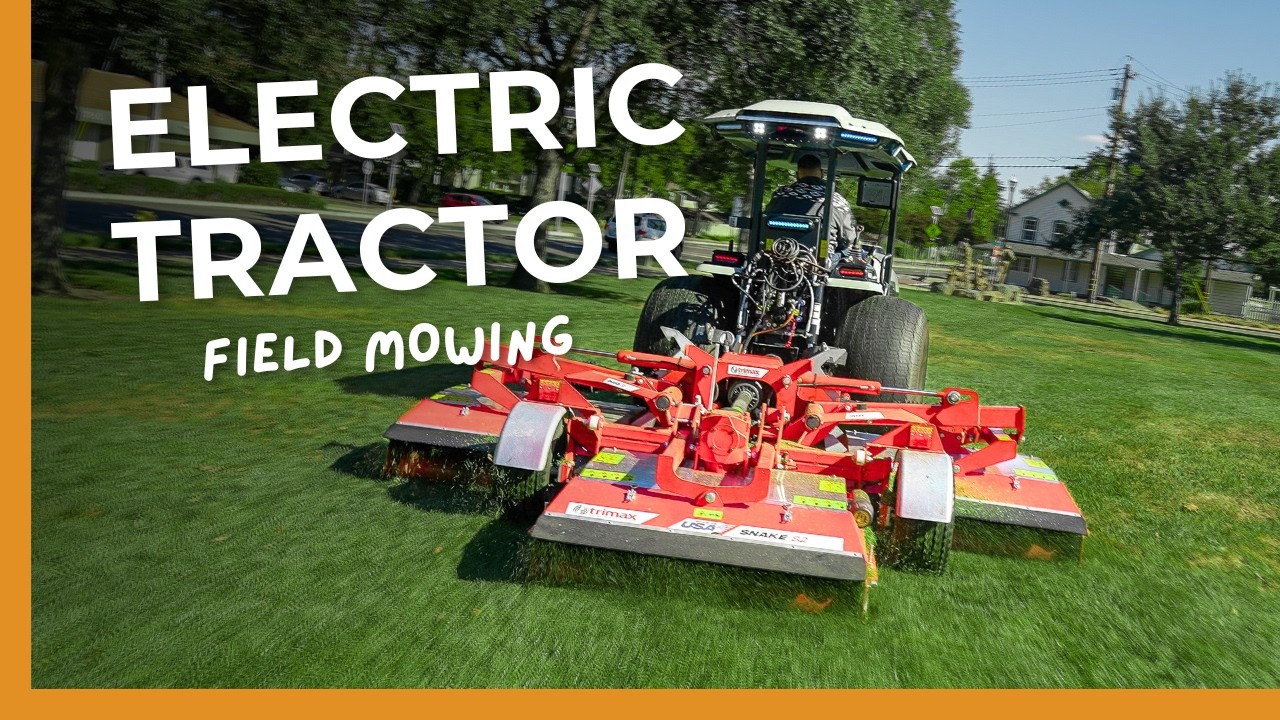 Electric Tractor Field Mowing | Monarch Tractor