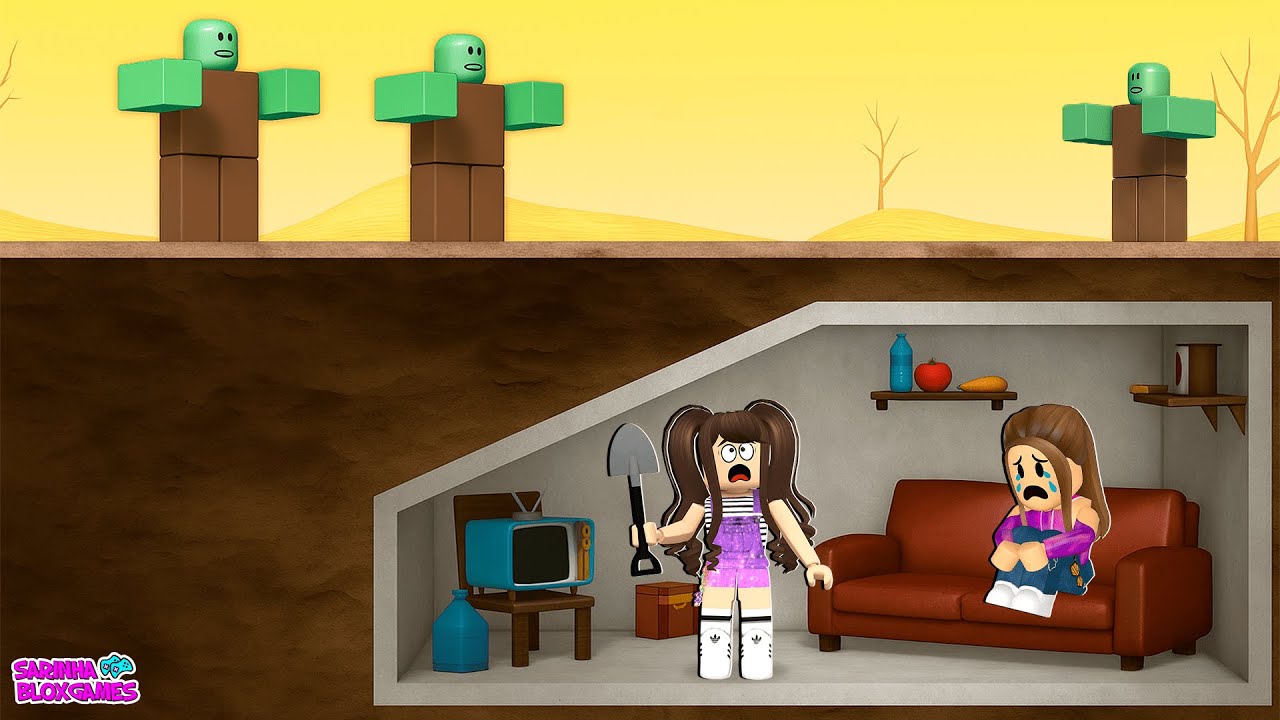 CONSTRUA UM BUNKER ANTES DA EXPLOSÃO!! ROBLOX