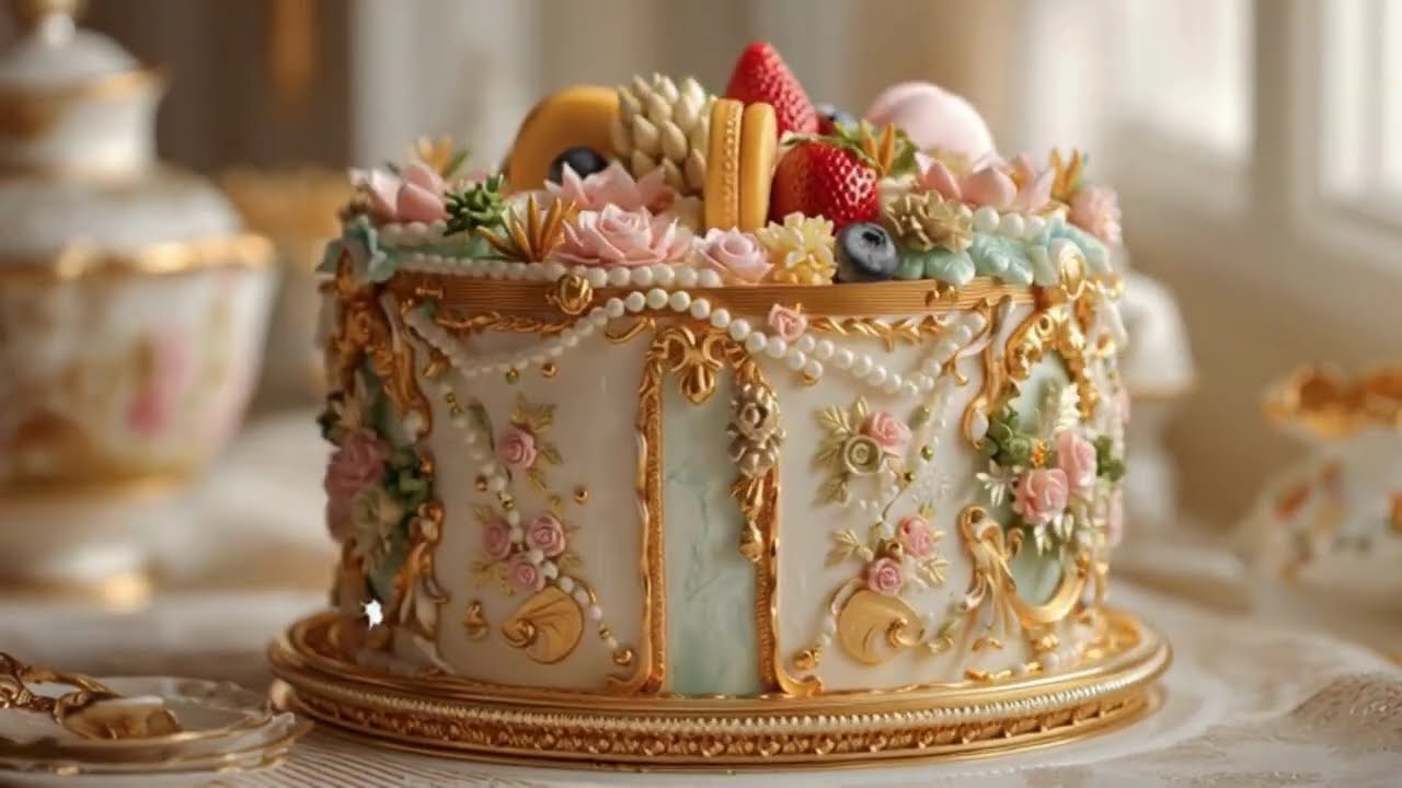 Gold | Regal Butter Cream Fantasy Cake Designs