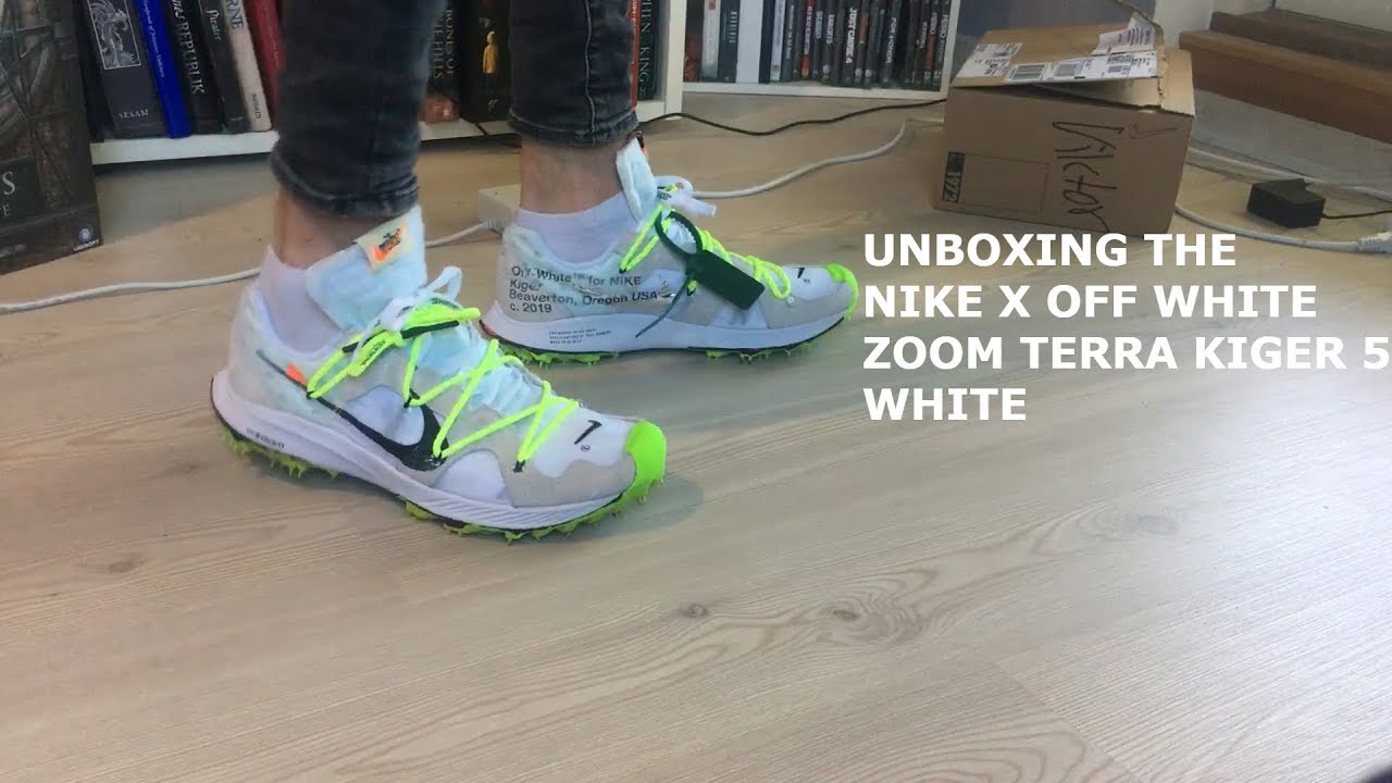 UNBOXING THE NIKE X OFF WHITE ZOOM TERRA KIGER 5 WHITE