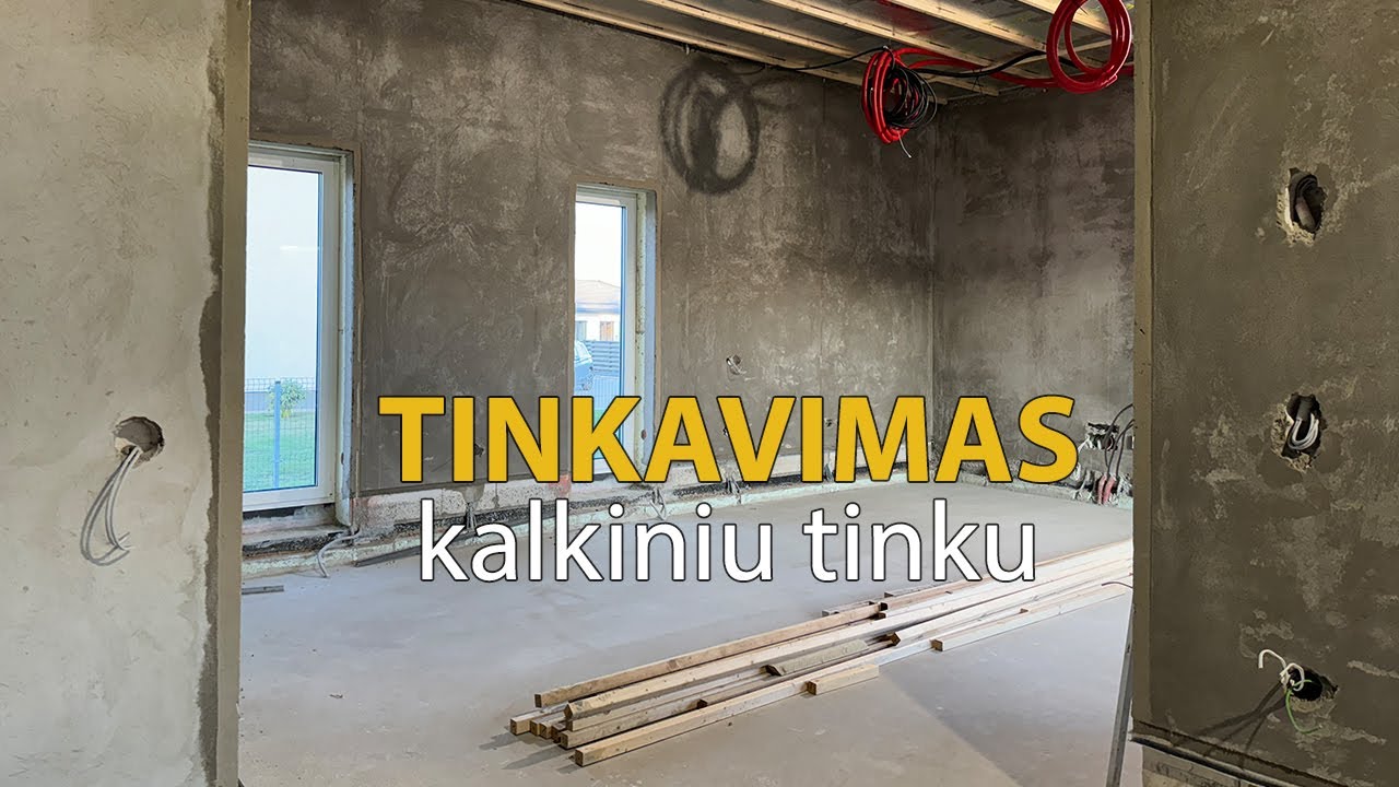 Mūsų namas jau nutinkuotas kalkiniu tinku!