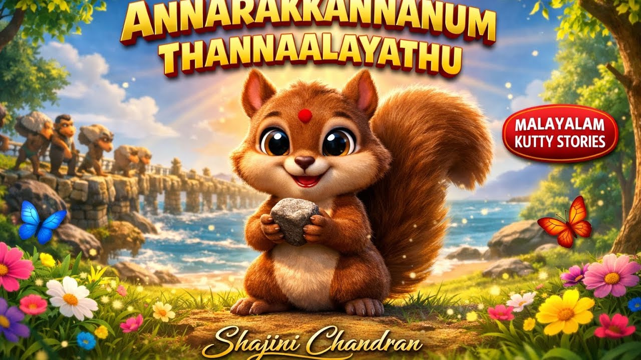 അണ്ണാറക്കണ്ണനും തന്നാലായത് @Malyalam kutty stories 