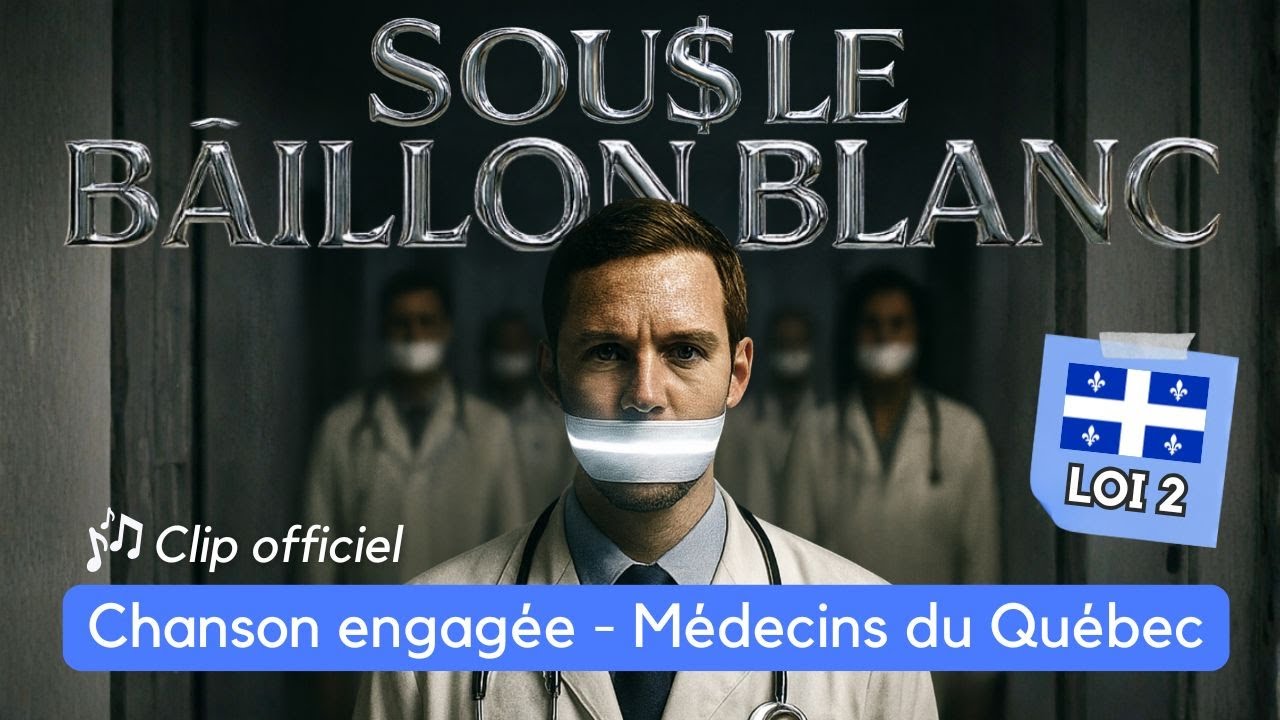 Watazukai &ndash; Sous le b&acirc;illon blanc (Clip officiel) | Chanson engag&eacute;e pour les m&eacute;decins du Qu&eacute;bec