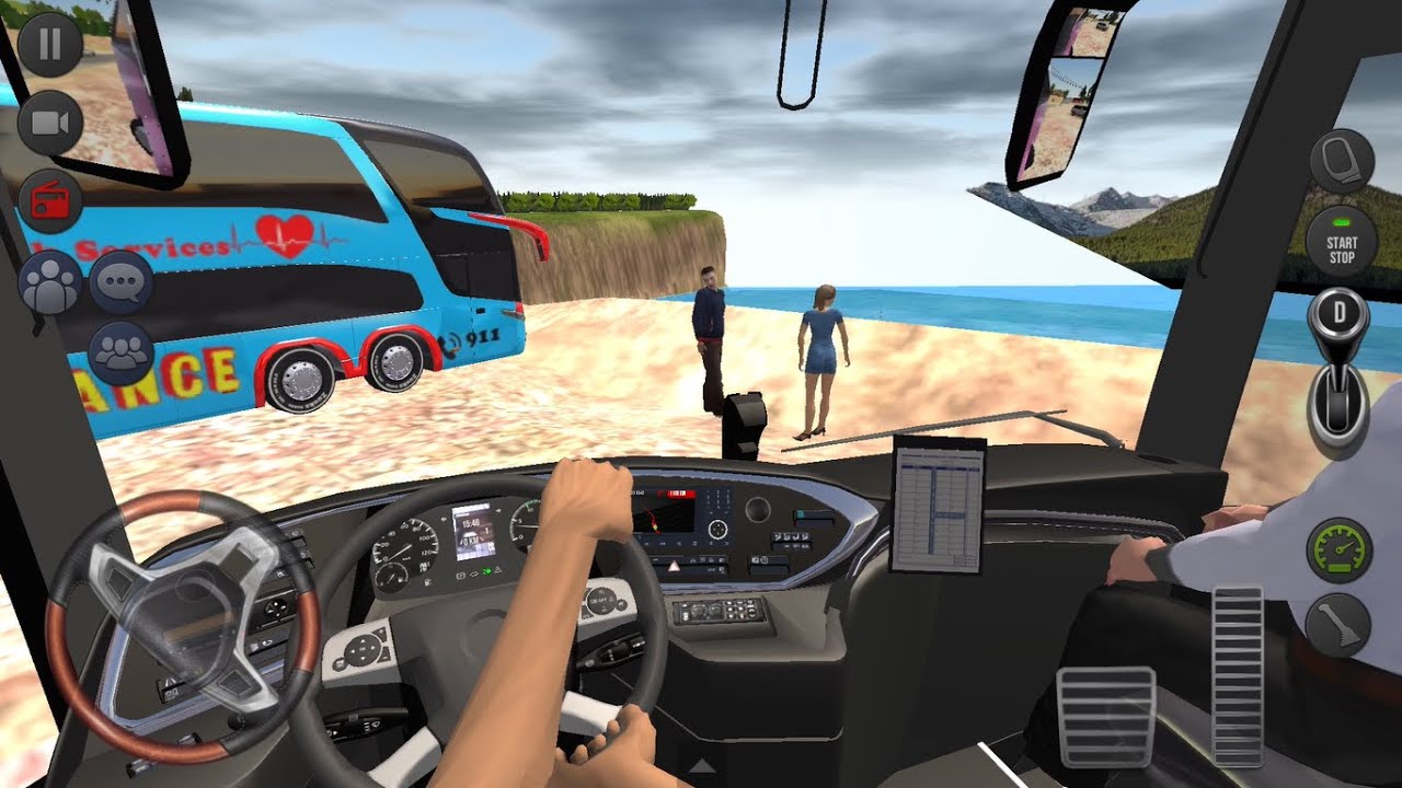 SEA AMBULANCE DRIVERS 🚍 Bus Simulator : Ultimate Multiplayer! Bus Wheels Games Android