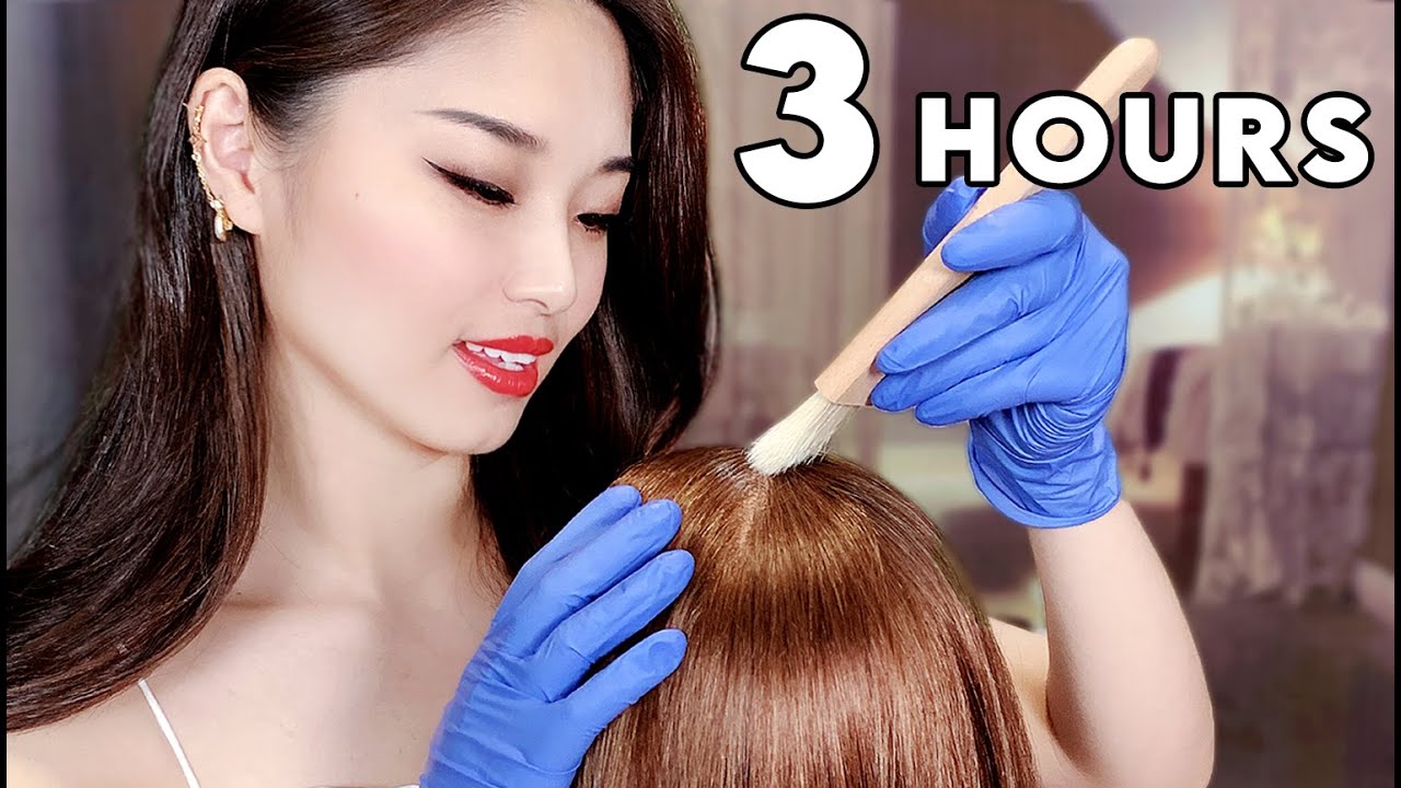 [ASMR] Sleep Recovery ~ 3 Hours of Hair Treatments & Styling