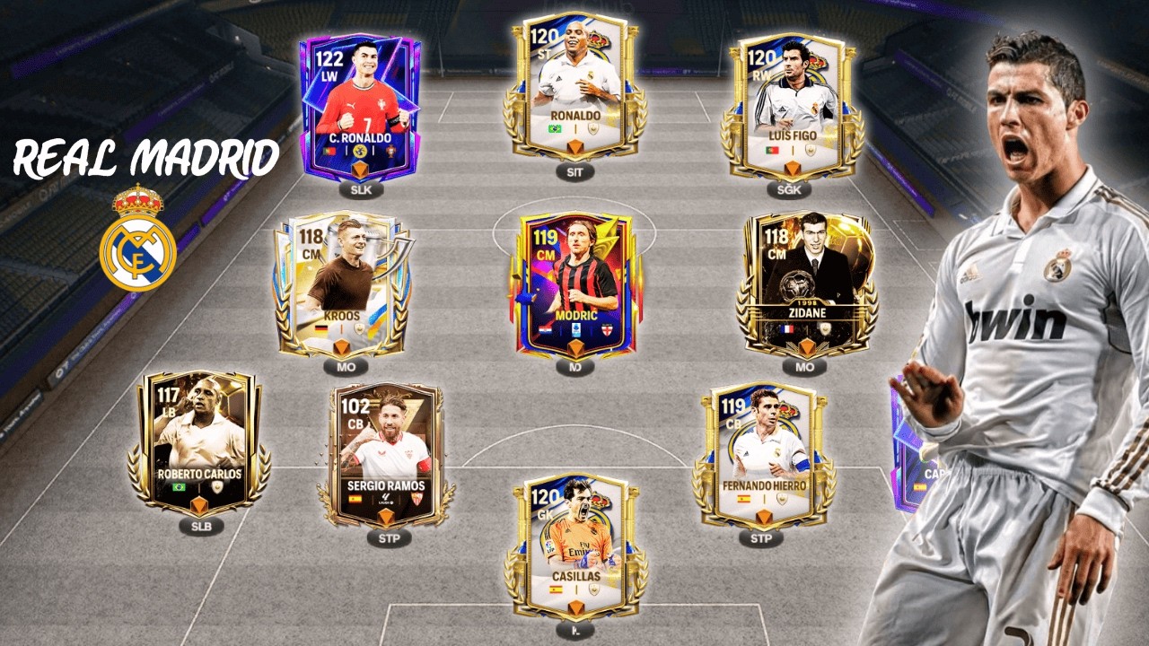 8.5 MİLYONLUK PRİME REAL MADRID KADROSU KURDUM! FC Mobile 26