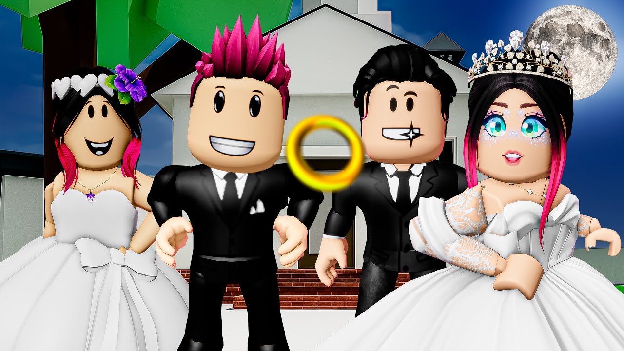 ERA PRA SER O DIA DO CASAMENTO da ANA TOYS GAMES e SEU AMIGO em BROOKHAVEN Mas! Deu Ruim