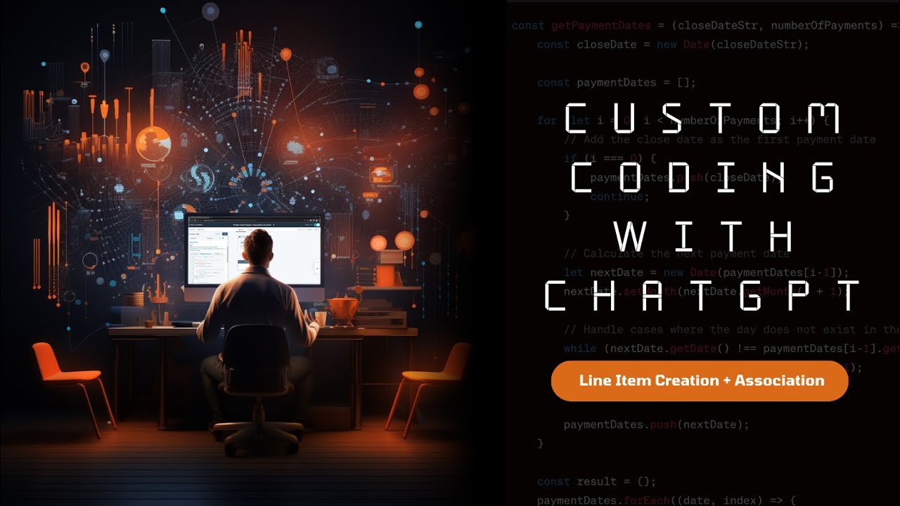 Custom Coding with ChatGPT - Creating and Associating Line Items
