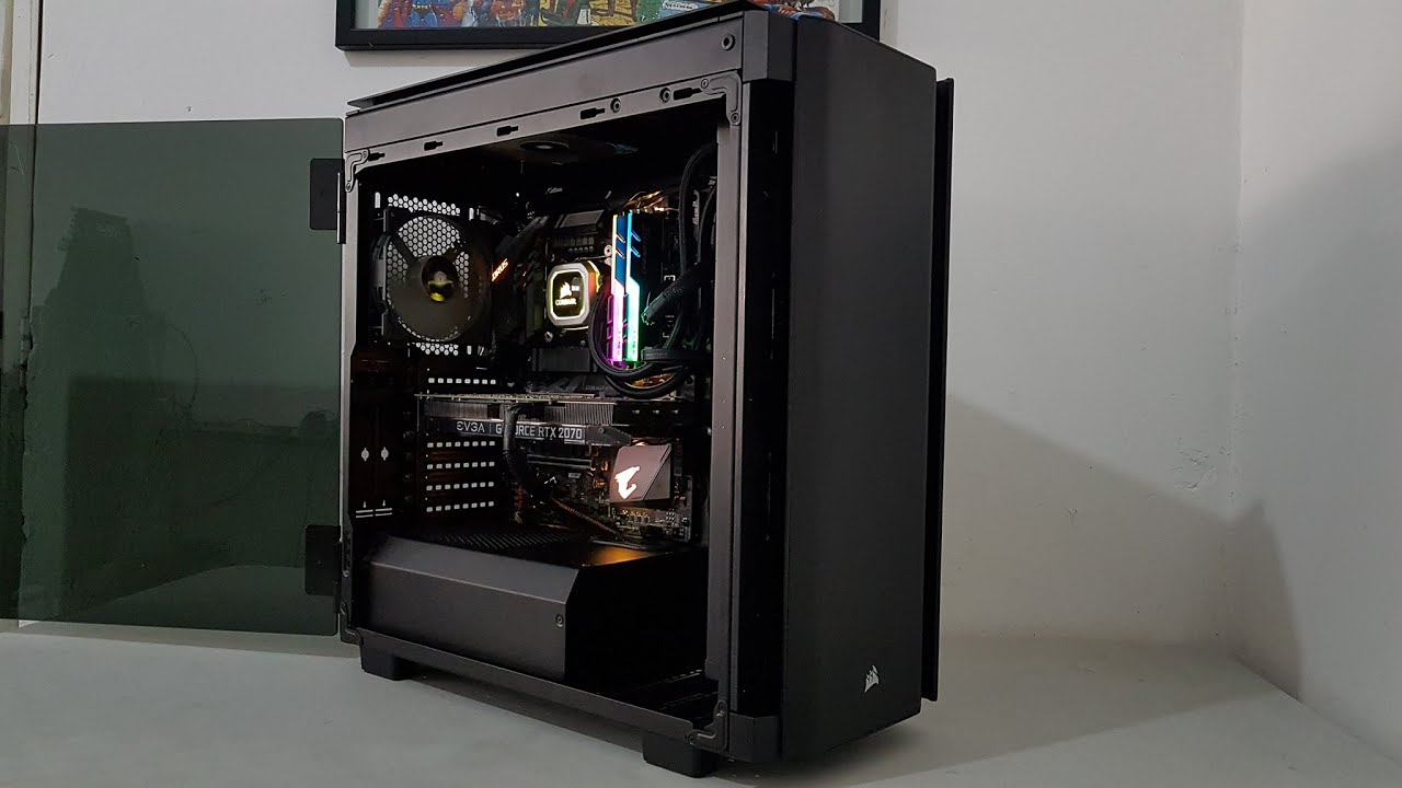 Corsair Obsidian 500D con i9 9900k y la RTX 2070 EVGA - Ensambles en Fast