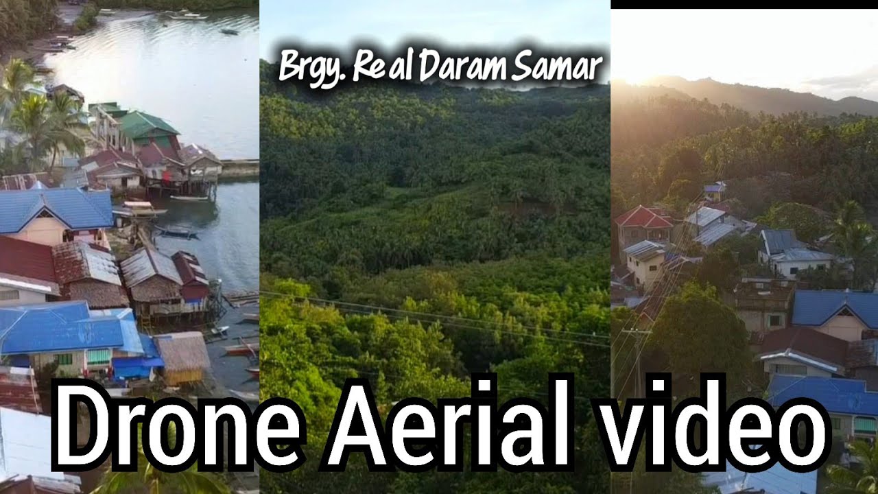 Barangay Real Daram Samar l Ganda Ng Aerial View 😍