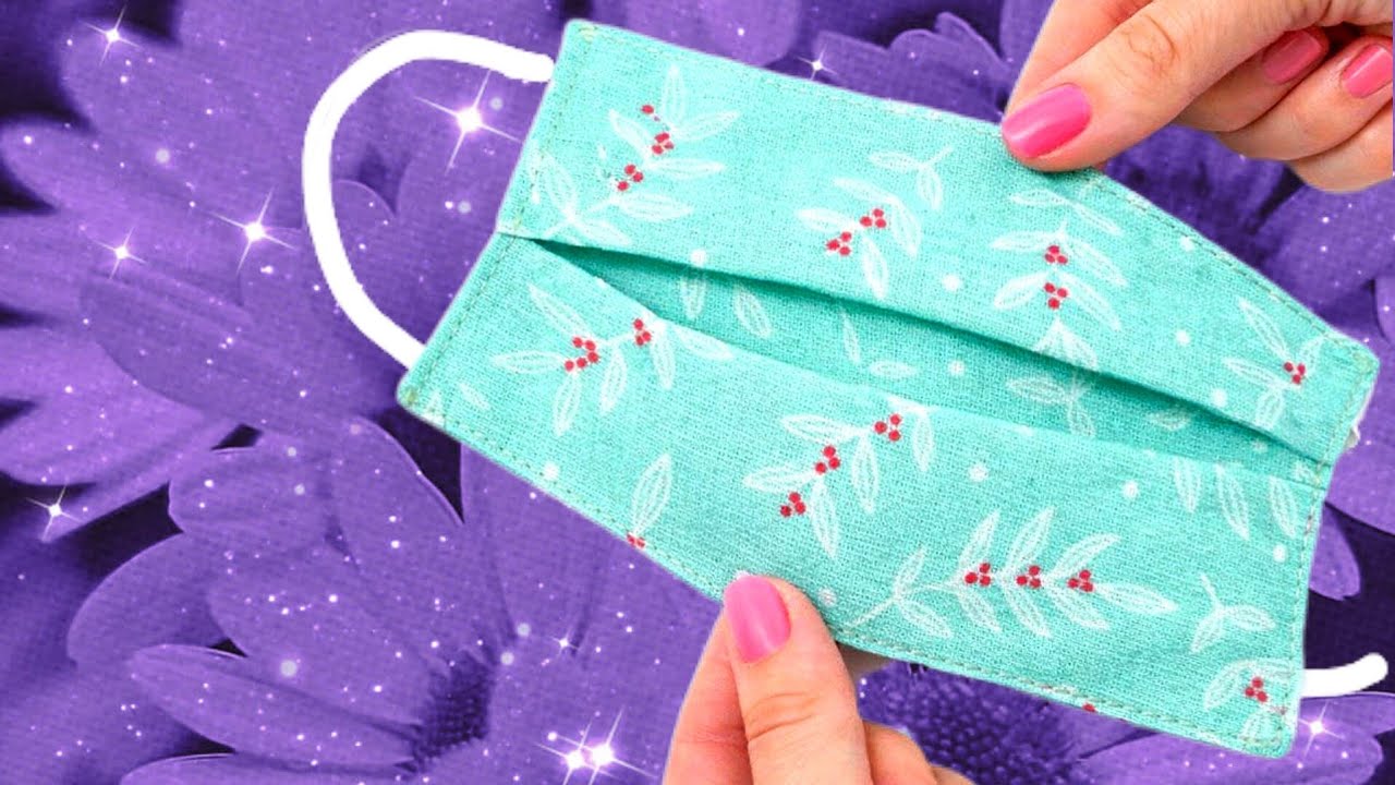 How to Sew a Face Mask at Home (Super Easy Tutorial)🪡✅
